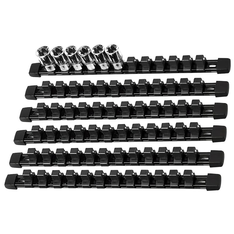 6-Piece Socket Organizer – 1/2 inch AMM TOOL Professional Tools